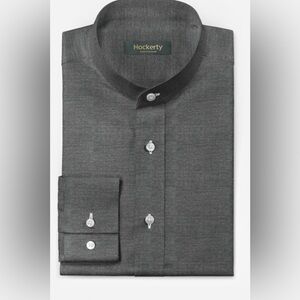 2/60$ Men’s‎ Hockerty dark gray made to measure Mao shirt no size tag fits small